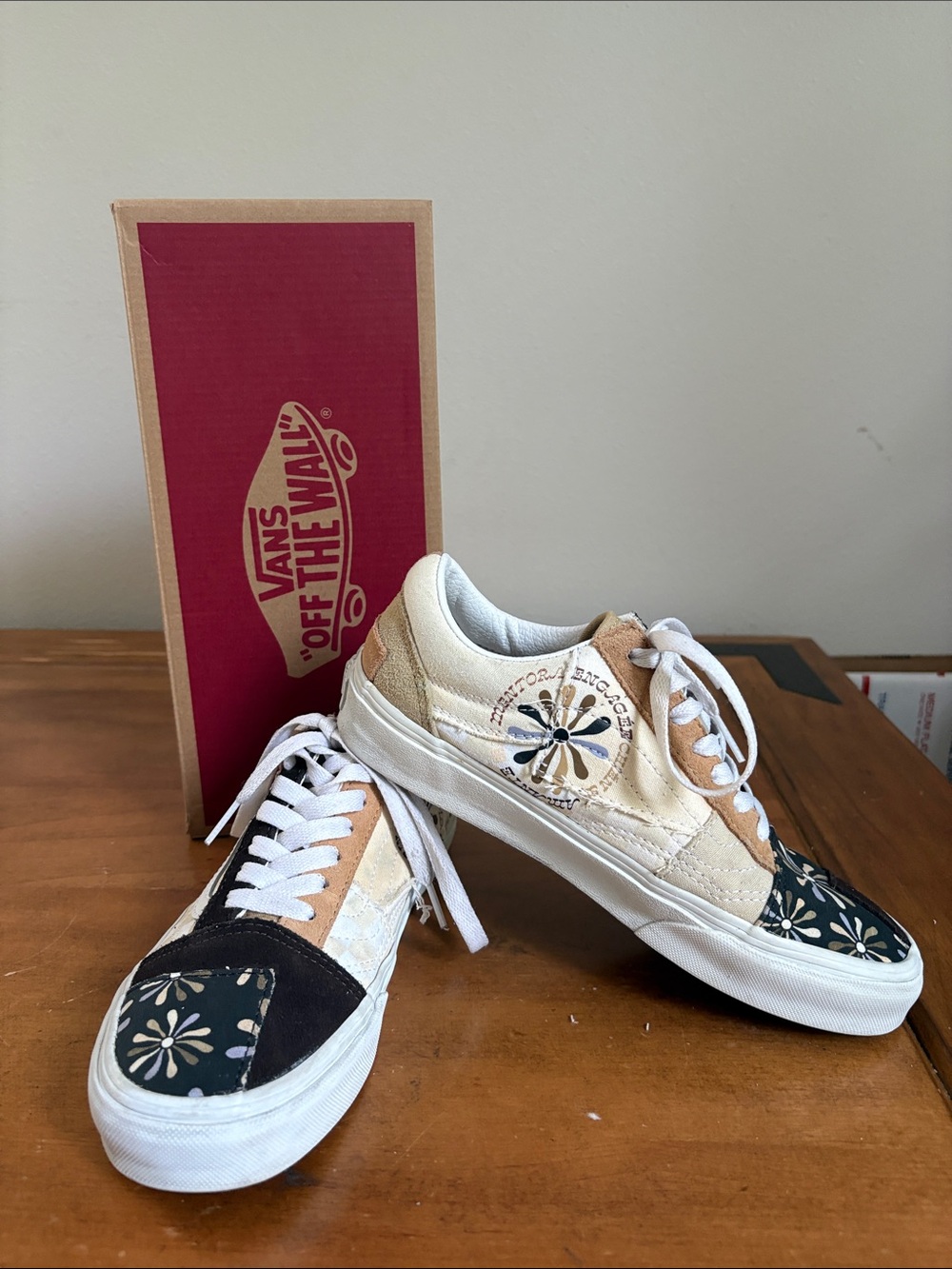 Vans Old Skool Divine Energy Patchwork Sneakers Size 7
